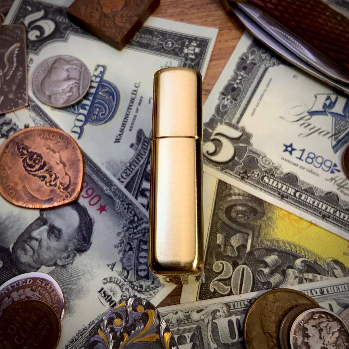 ZIPPO SCROOGE MCDUCK ENGRAVED BRASS ARMOR CIGARETTE LIGHTER – EBENEZER