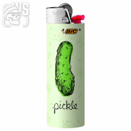 BIC SPECIAL EDITION PICKLE SERIES POCKET LIGHTERS, SET OF 6 LIGHTERS